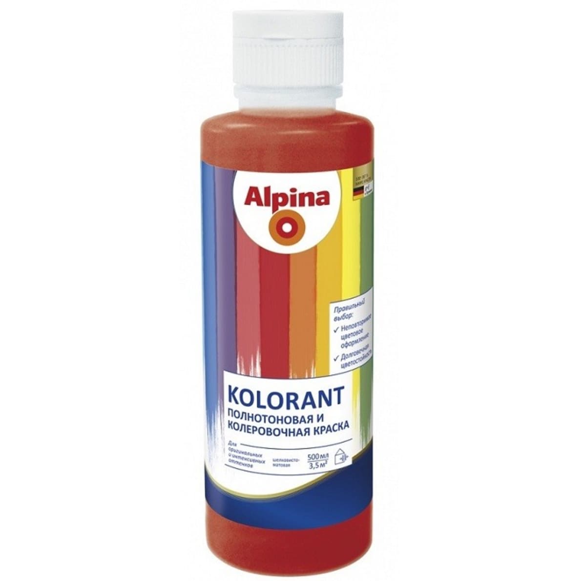 პიგმენტი EXL AP Kolorant Rot RU_UA 500 ML — ტონერები